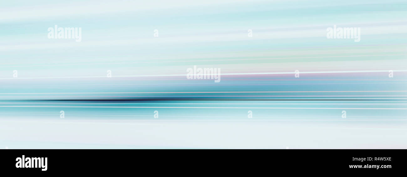 Linien bewegung banner horizont Foto Stock