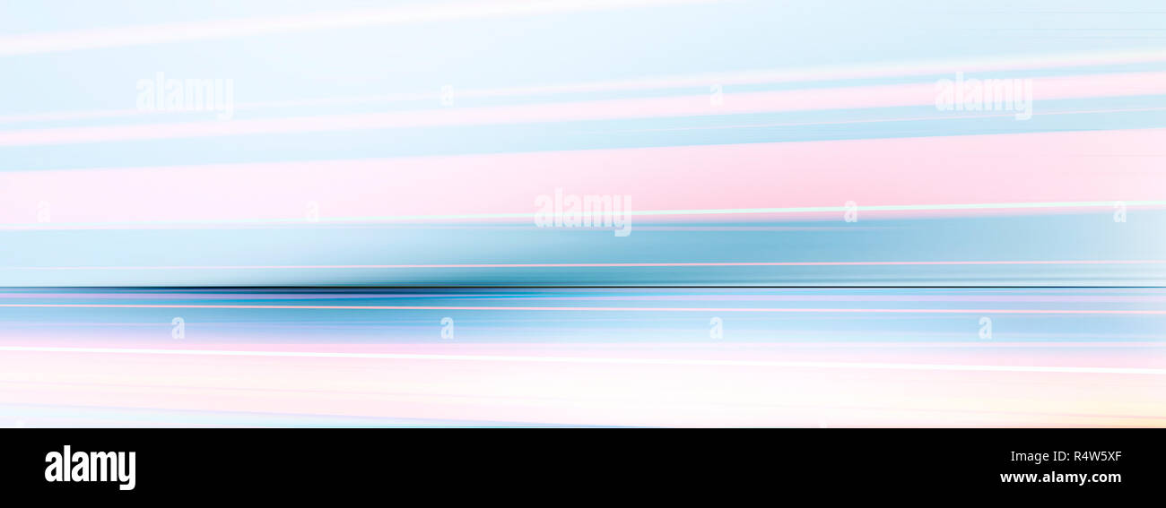 Linien bewegung banner horizont Foto Stock