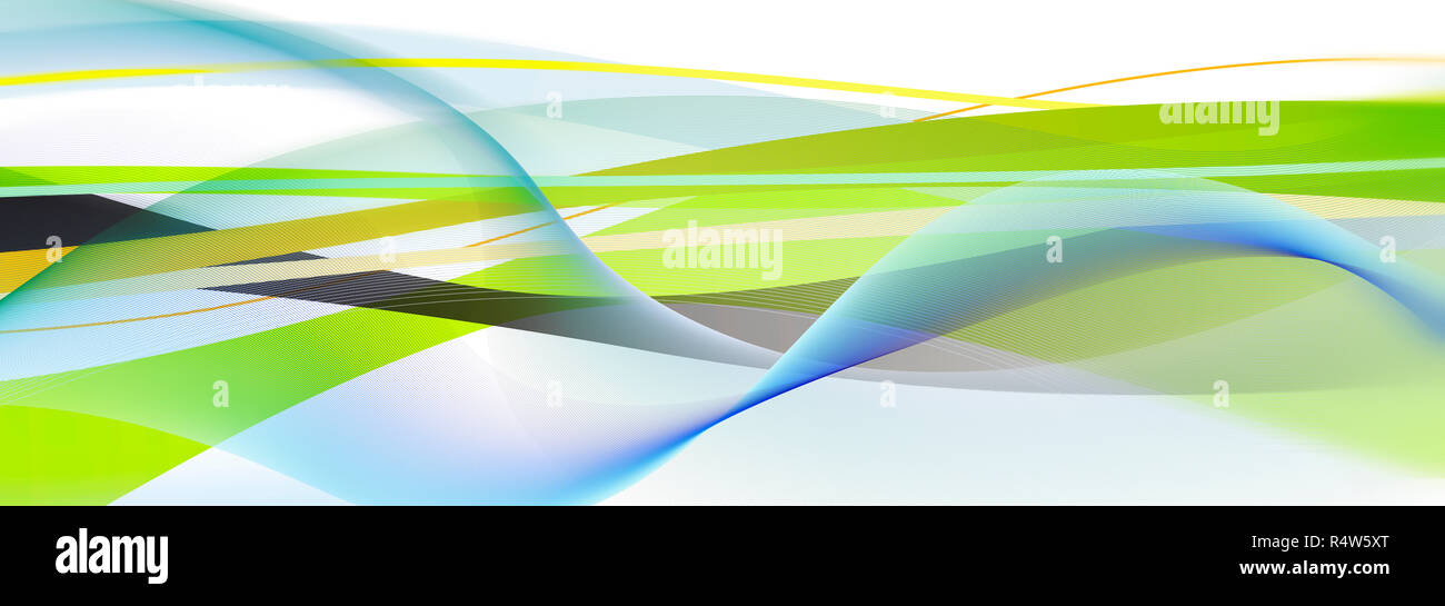 Linien bewegung banner Foto Stock