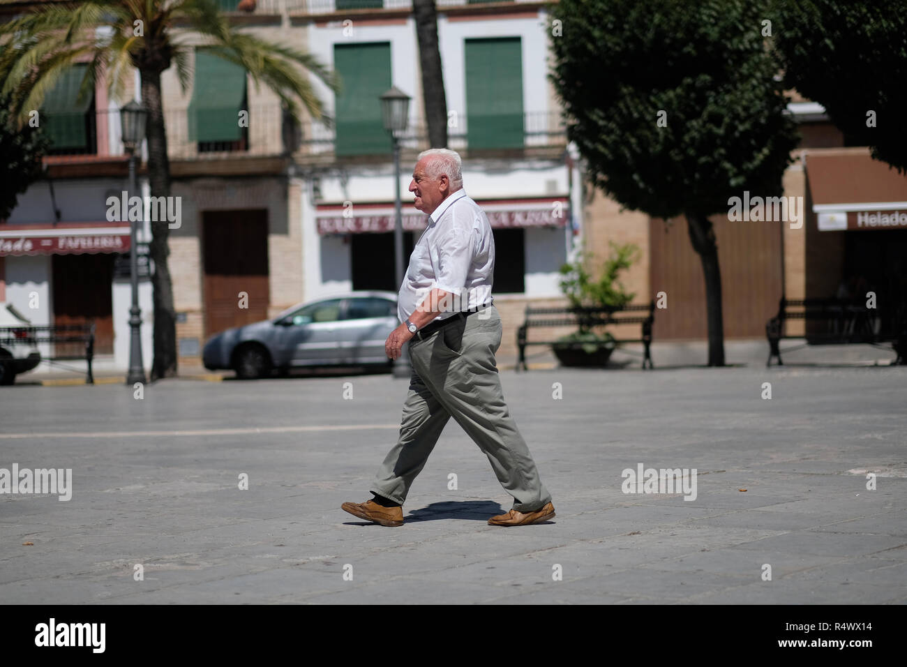 Un grande uomo spagnolo. Foto Stock