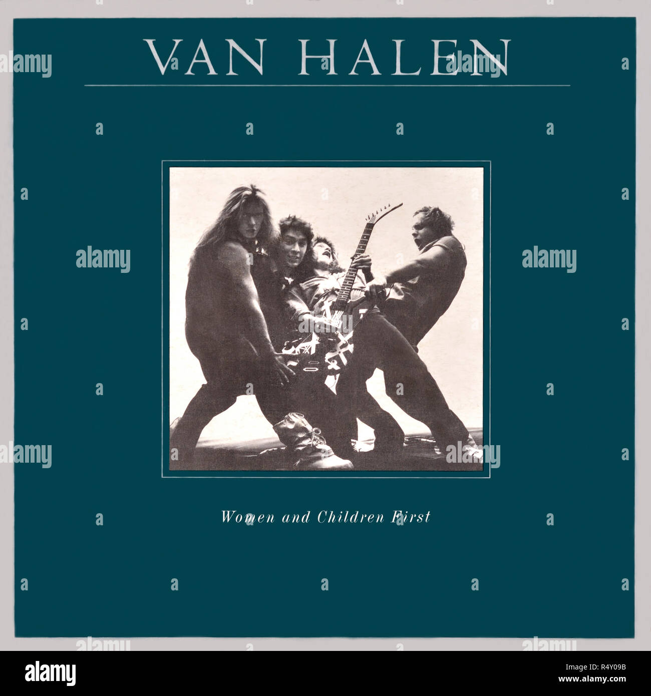 Van Halen - copertina originale dell'album in vinile - Women and Children First - 1980 Foto Stock