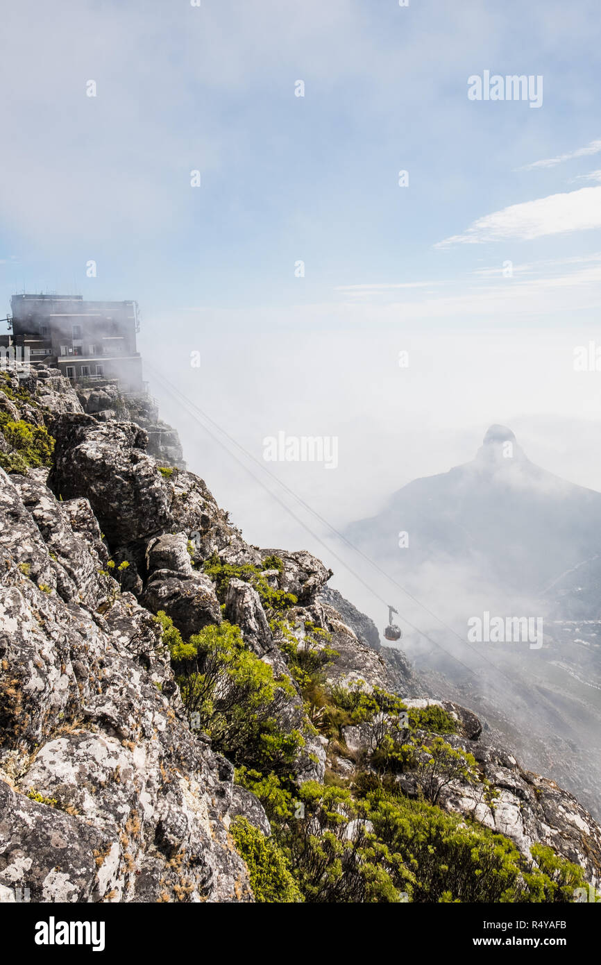 Cabinovia di Table Mountain Città del Capo Sud Africa Foto Stock