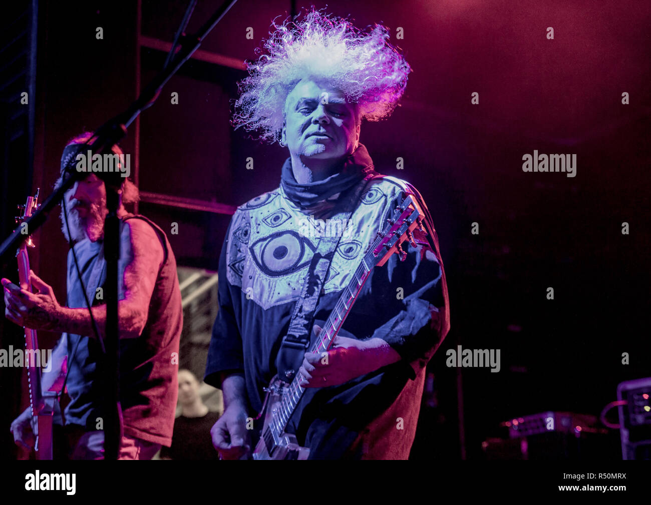 Il Melvins performing live in concerto a Manchester Academy dotata di: Il Melvins, Buzz Osborne dove: Manchester, Regno Unito quando: 28 Ott 2018 Credit: Sakura/WENN.com Foto Stock