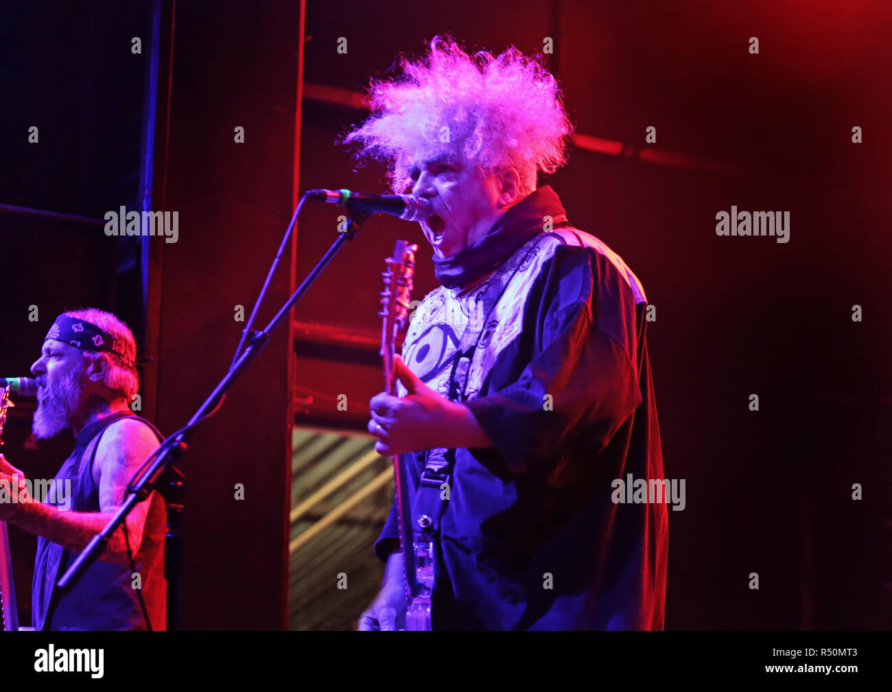 Il Melvins performing live in concerto a Manchester Academy dotata di: Il Melvins, Buzz Osborne dove: Manchester, Regno Unito quando: 28 Ott 2018 Credit: Sakura/WENN.com Foto Stock