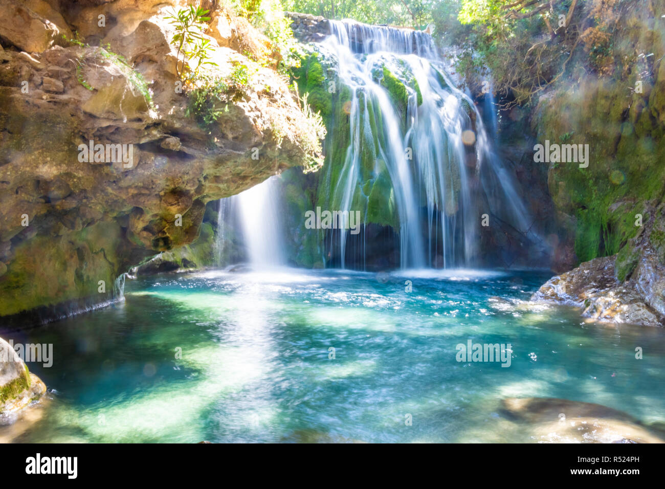 Cascata di Akchour, Talassemtane National Park, Marocco Foto stock - Alamy
