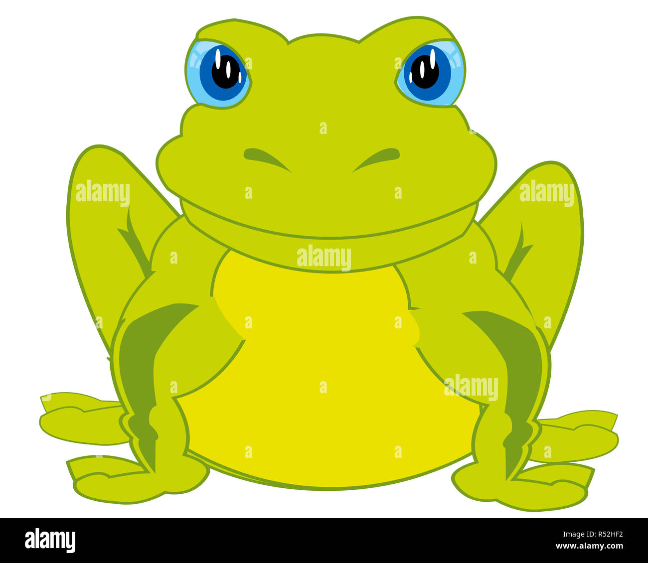 Cartoon rana animale Foto Stock