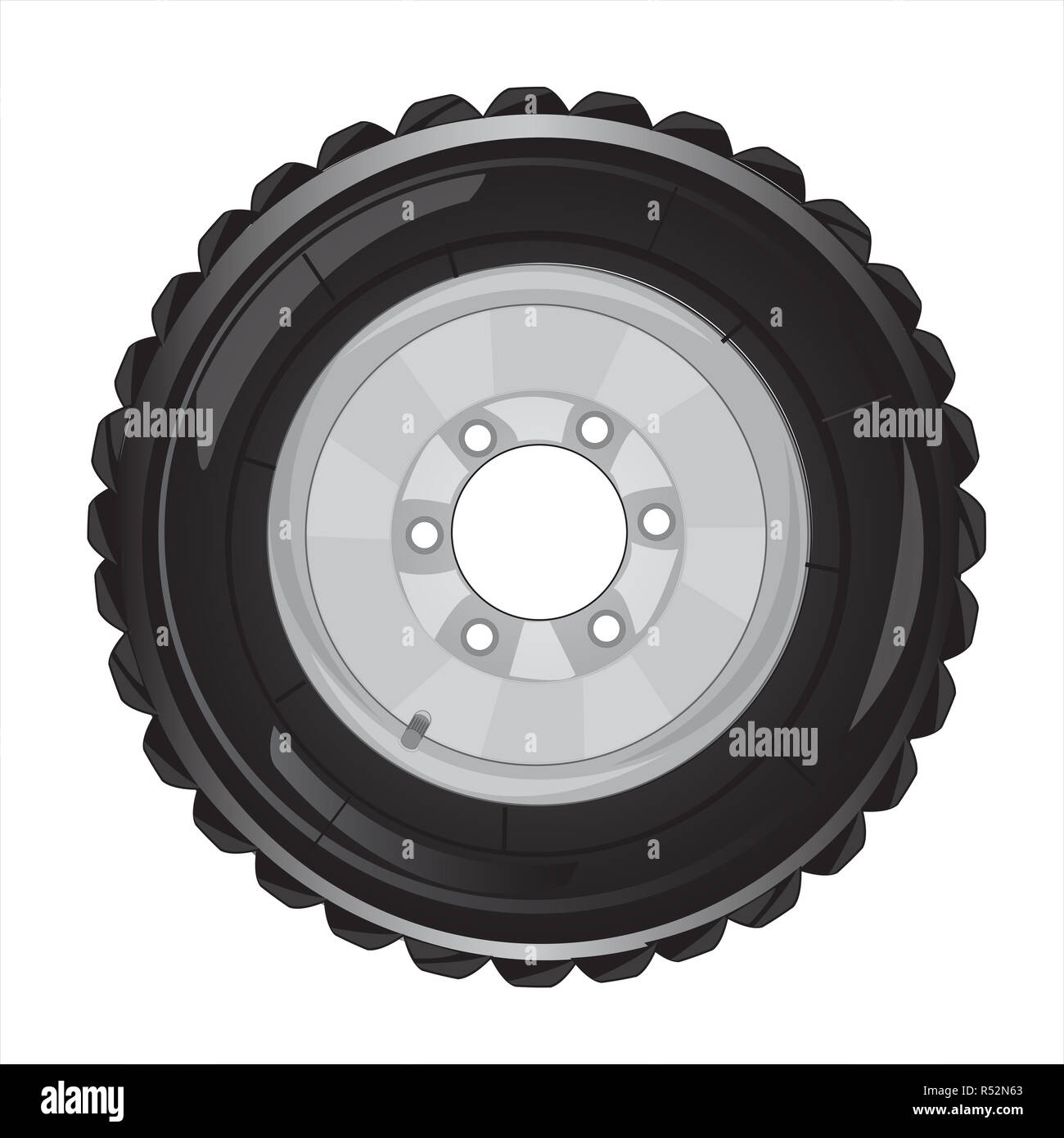 Ruota della macchina Foto Stock