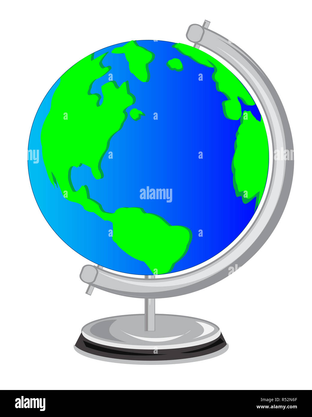 Scuola globe Foto Stock