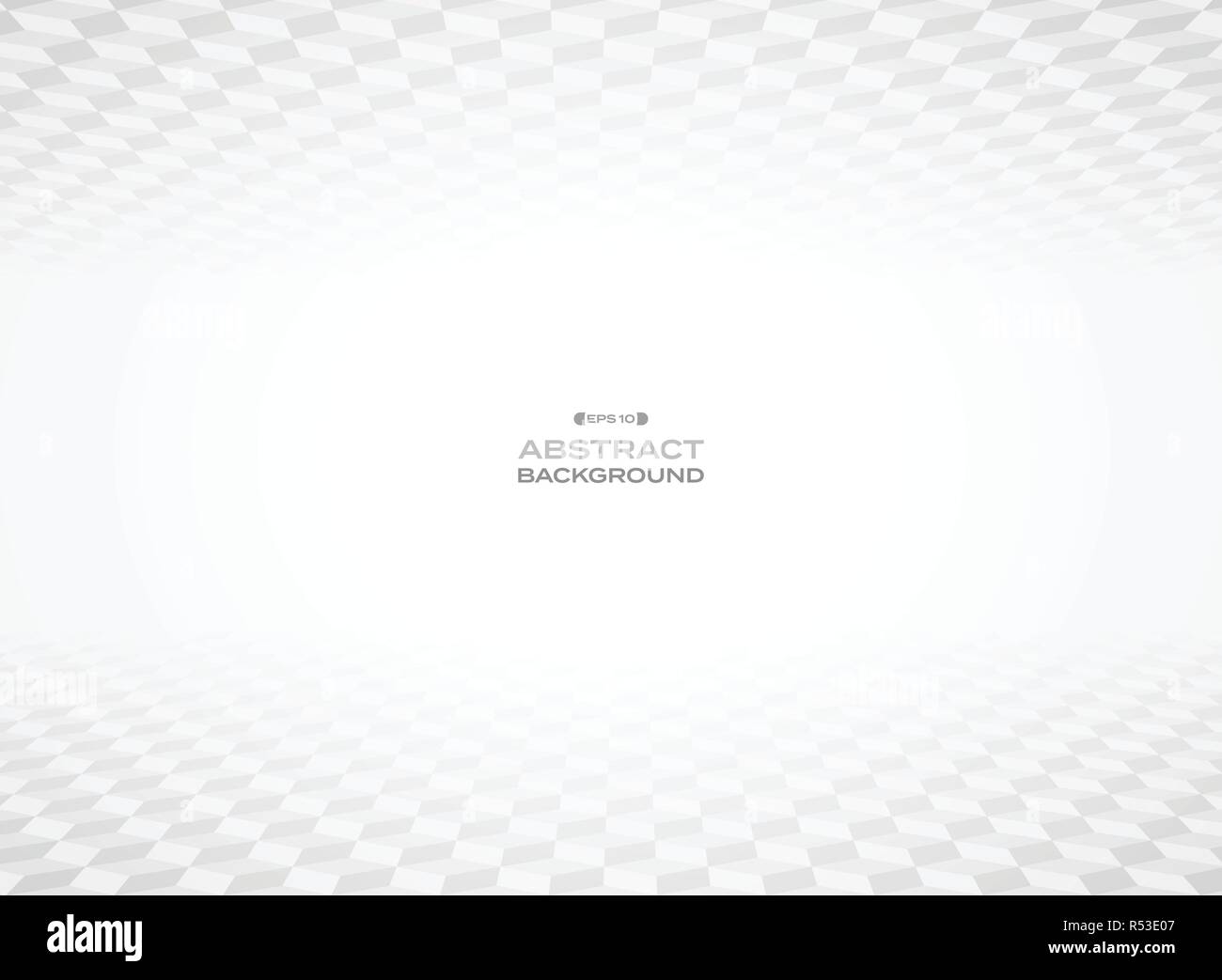 Bianco astratta geometrica dimensione di sfondo per la presentazione. EPS vettoriali10 Illustrazione Vettoriale