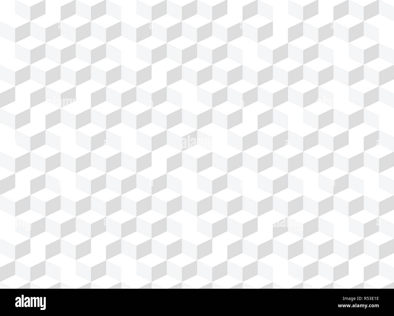Abstract cubo quadrato grigio gradiente modello geometrico sfondo, EPS vettoriali10 Illustrazione Vettoriale