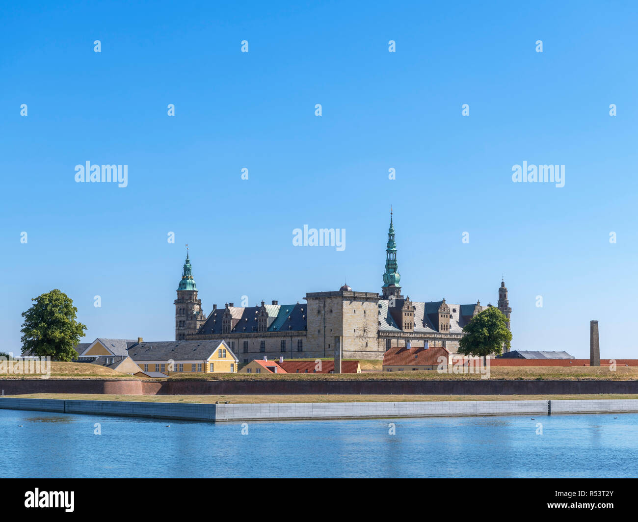 Il castello di Elsinore. Il Castello di Kronborg, Helsingør ( Elsinore ), Zelanda, Danimarca Foto Stock