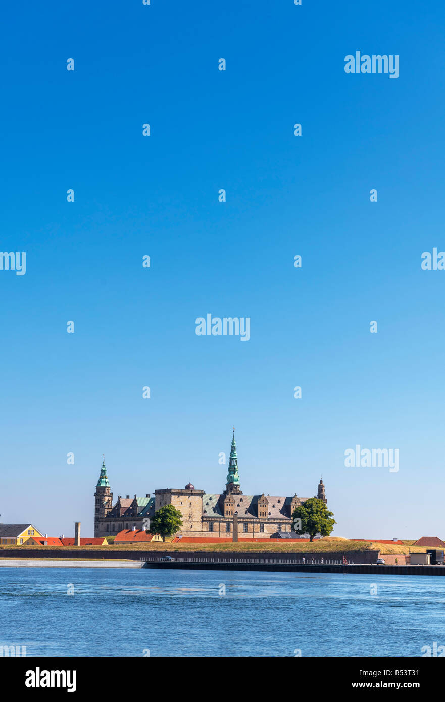 Il castello di Elsinore. Il Castello di Kronborg, Helsingør ( Elsinore ), Zelanda, Danimarca Foto Stock
