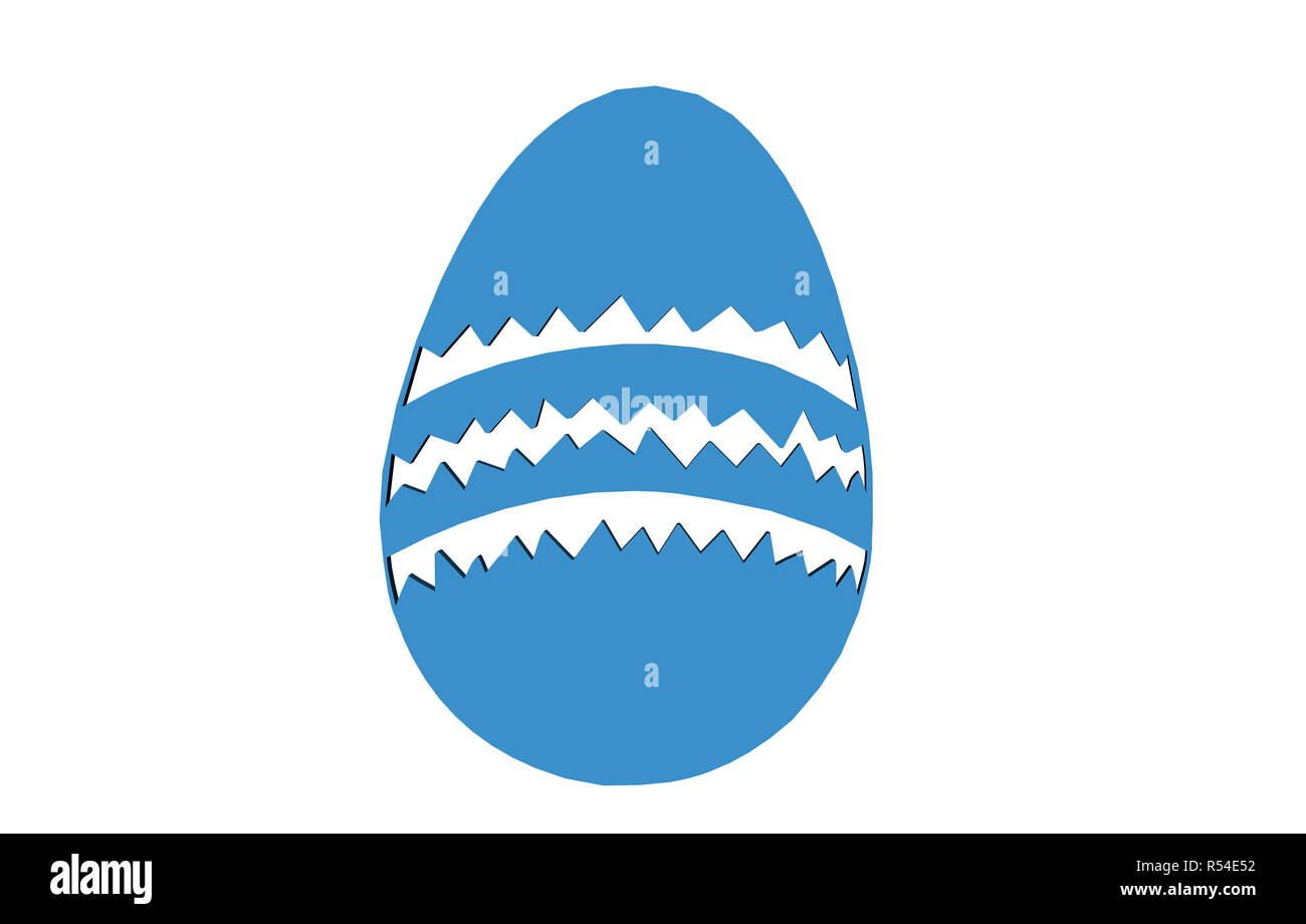 Colorate le uova di pasqua rilasciato Foto Stock