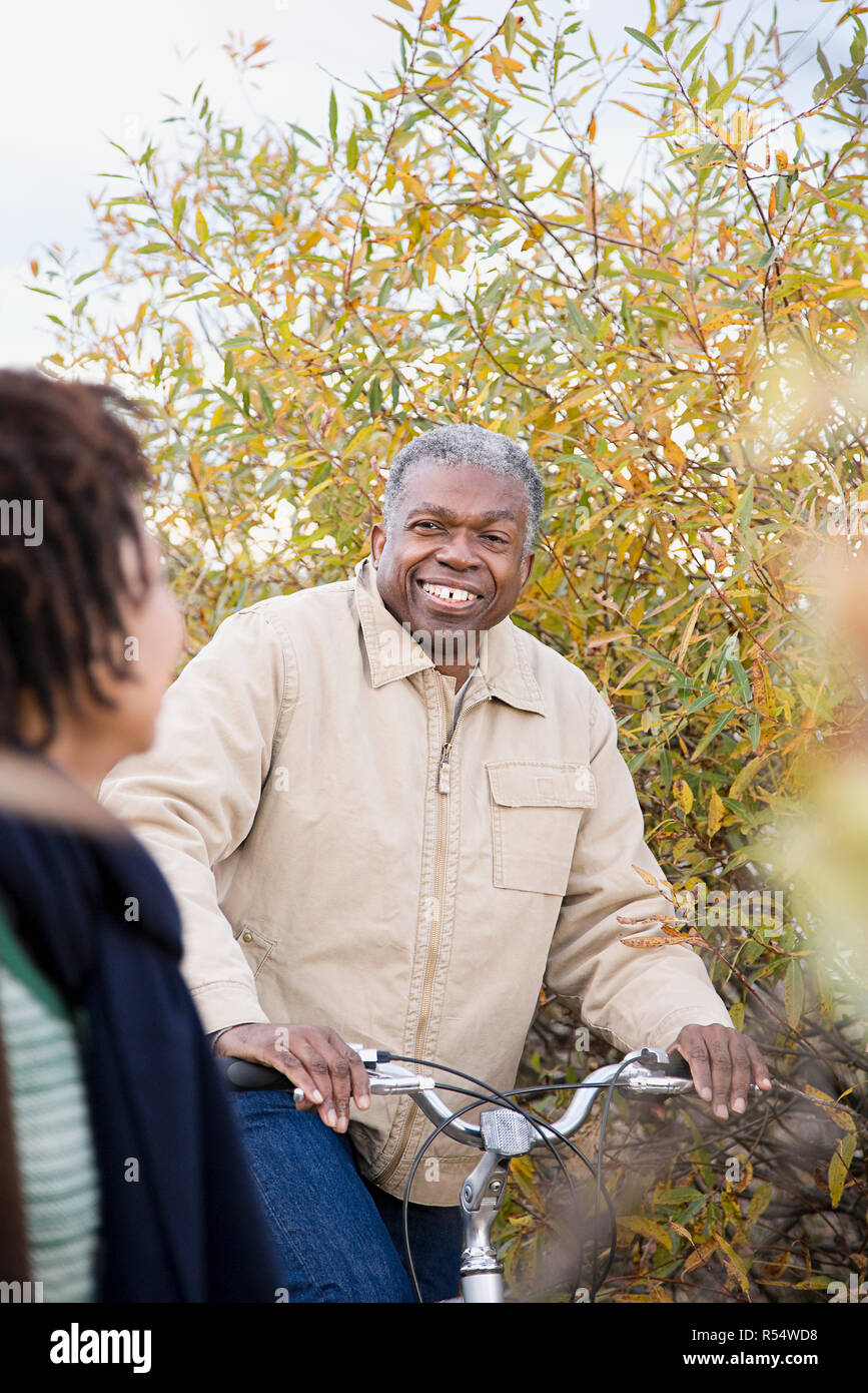 Un paio di escursioni in bicicletta Foto Stock