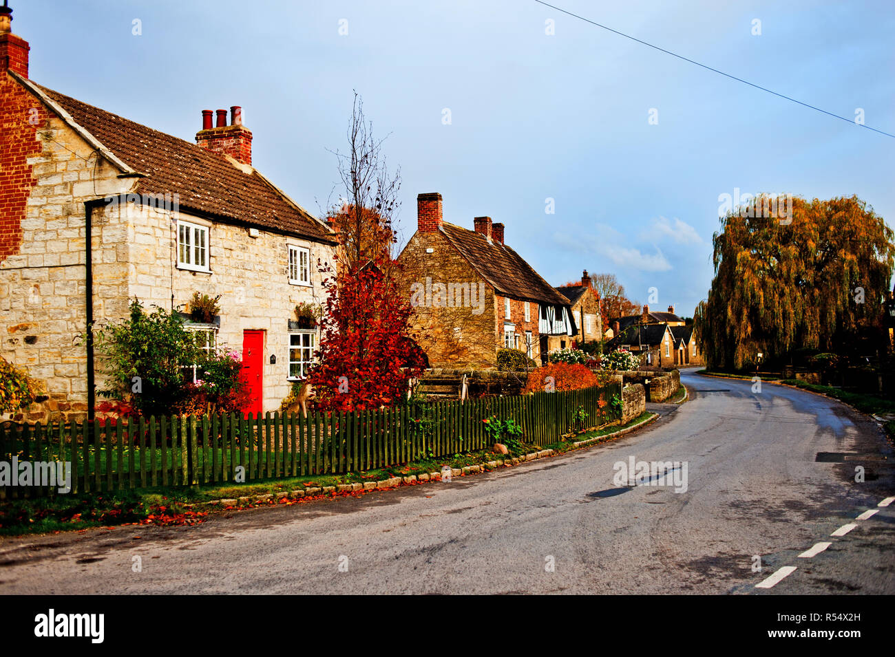 Cottage, Kilburn, North Yorkshire, Inghilterra Foto Stock