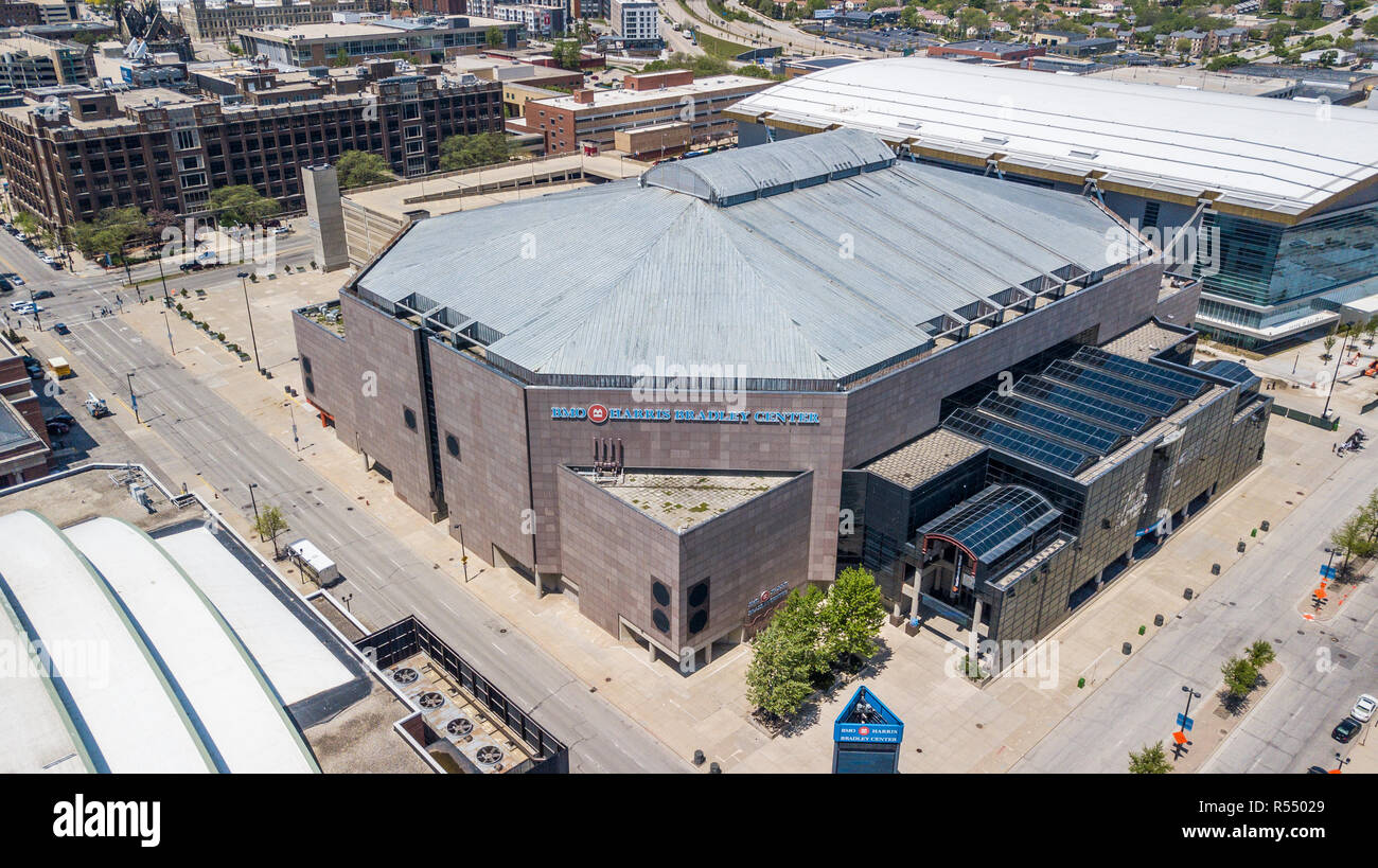 BMO Harris Bradley Center, Milwaukee, WI, Stati Uniti d'America Foto Stock