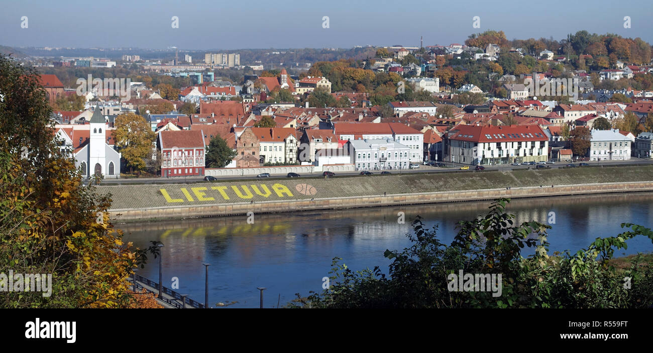 Kaunas Lituania Europa Foto Stock