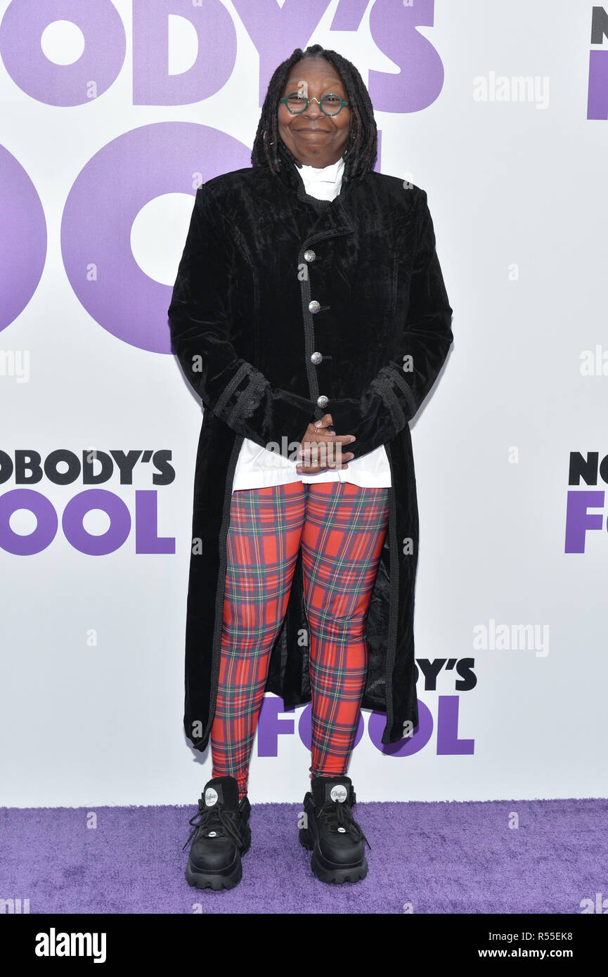 Whoopi Goldberg assiste 'Nessuno il fool' New York Premiere a AMC Lincoln Square Theatre su ottobre 28, 2018 a New York City. Foto Stock