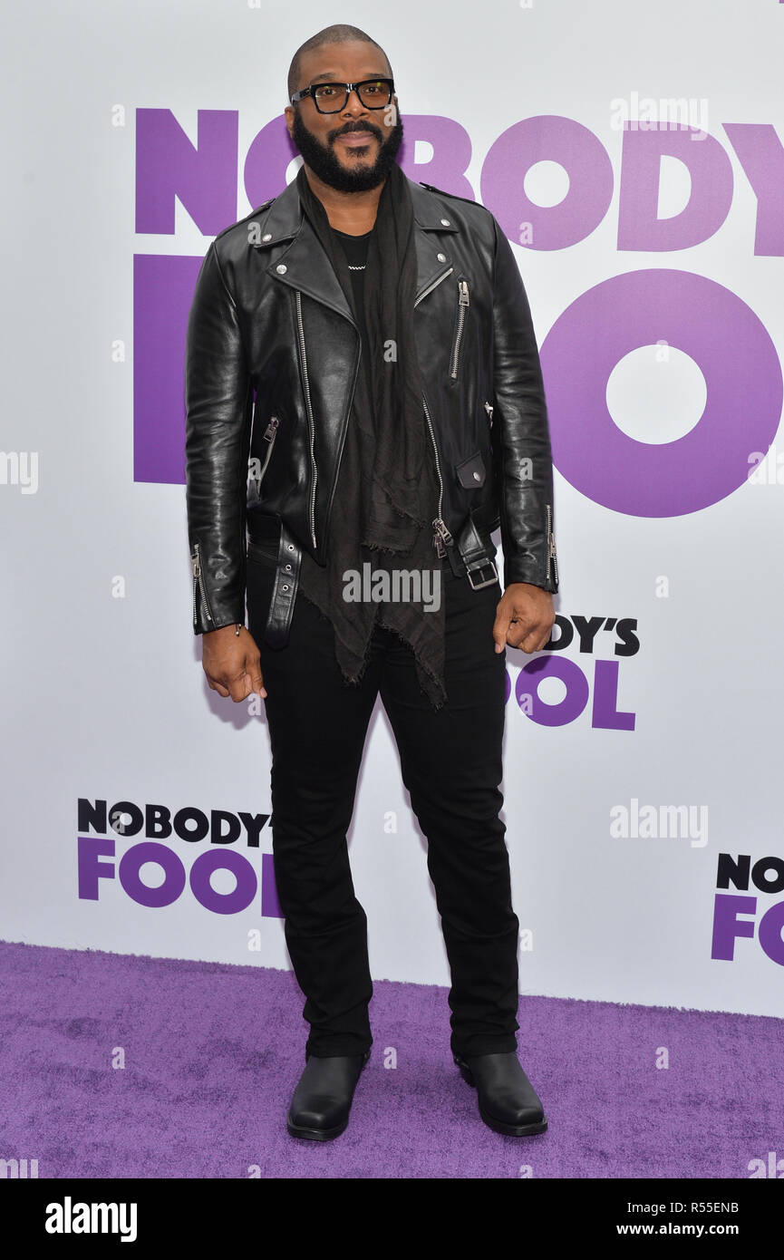 Tyler Perry assiste 'Nessuno il fool' New York Premiere a AMC Lincoln Square Theatre su ottobre 28, 2018 a New York City. Foto Stock