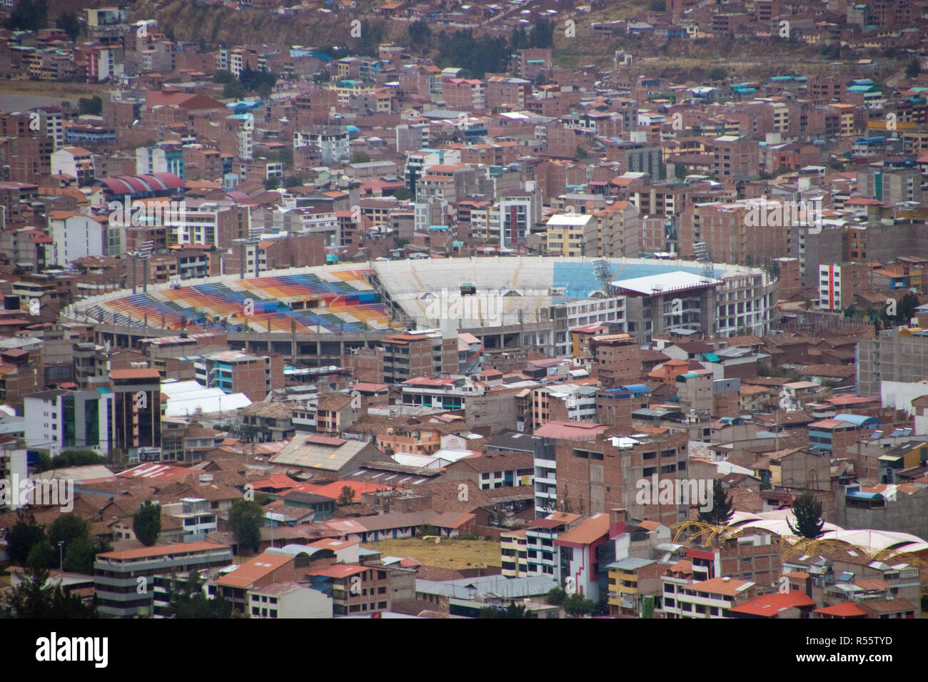 Paesaggio di Cuzco, Perù Foto Stock