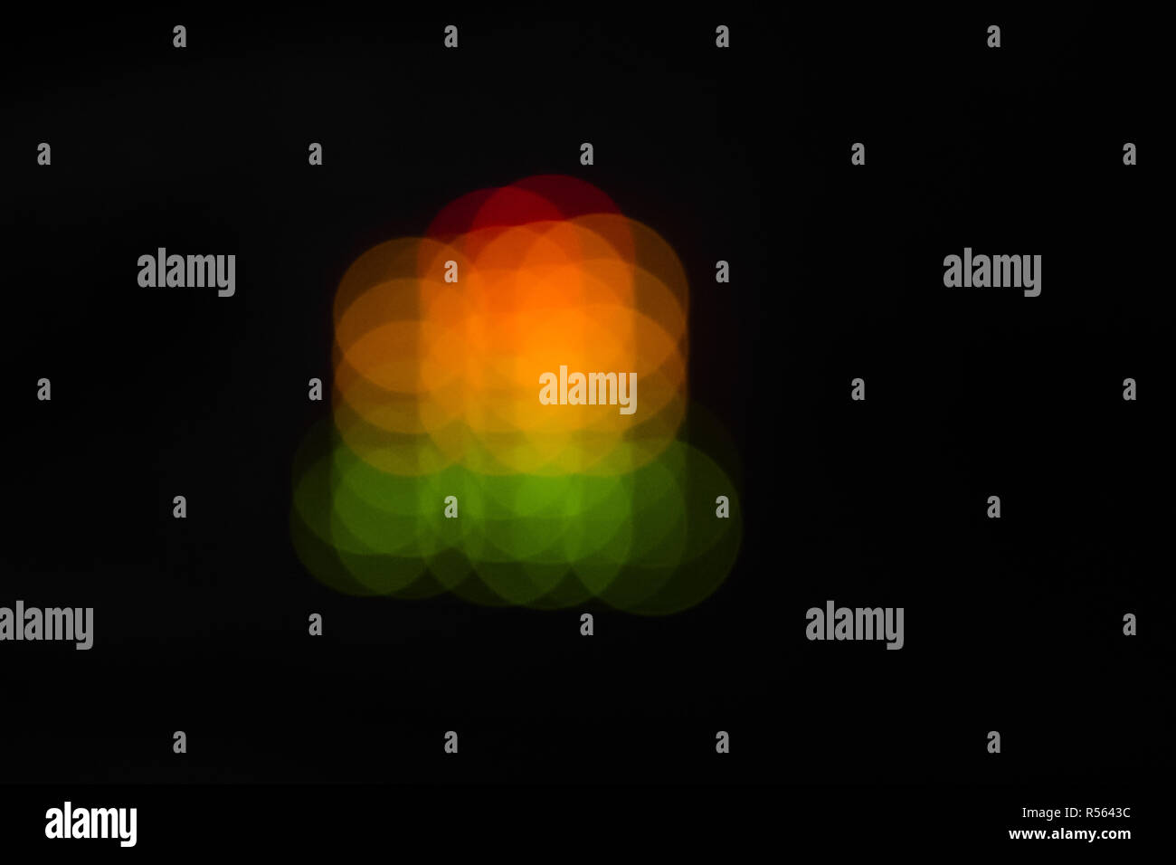 Equalizzatore sfocata bar - abstract puntini colorati Foto Stock