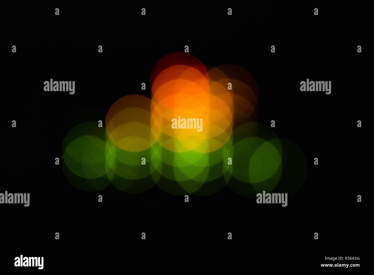 Equalizzatore sfocata bar - abstract puntini colorati Foto Stock