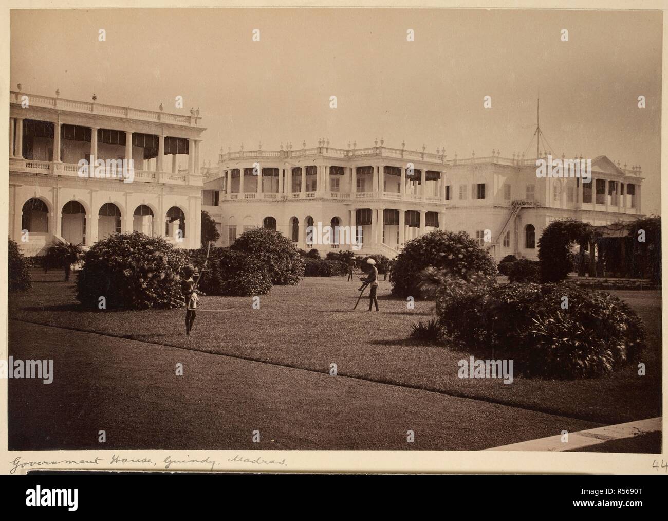 La sede del governo, Guindy, Madras. 1890s. Fotografia. Fonte: Photo 15/4(44). Autore: Nicholas e società. Foto Stock