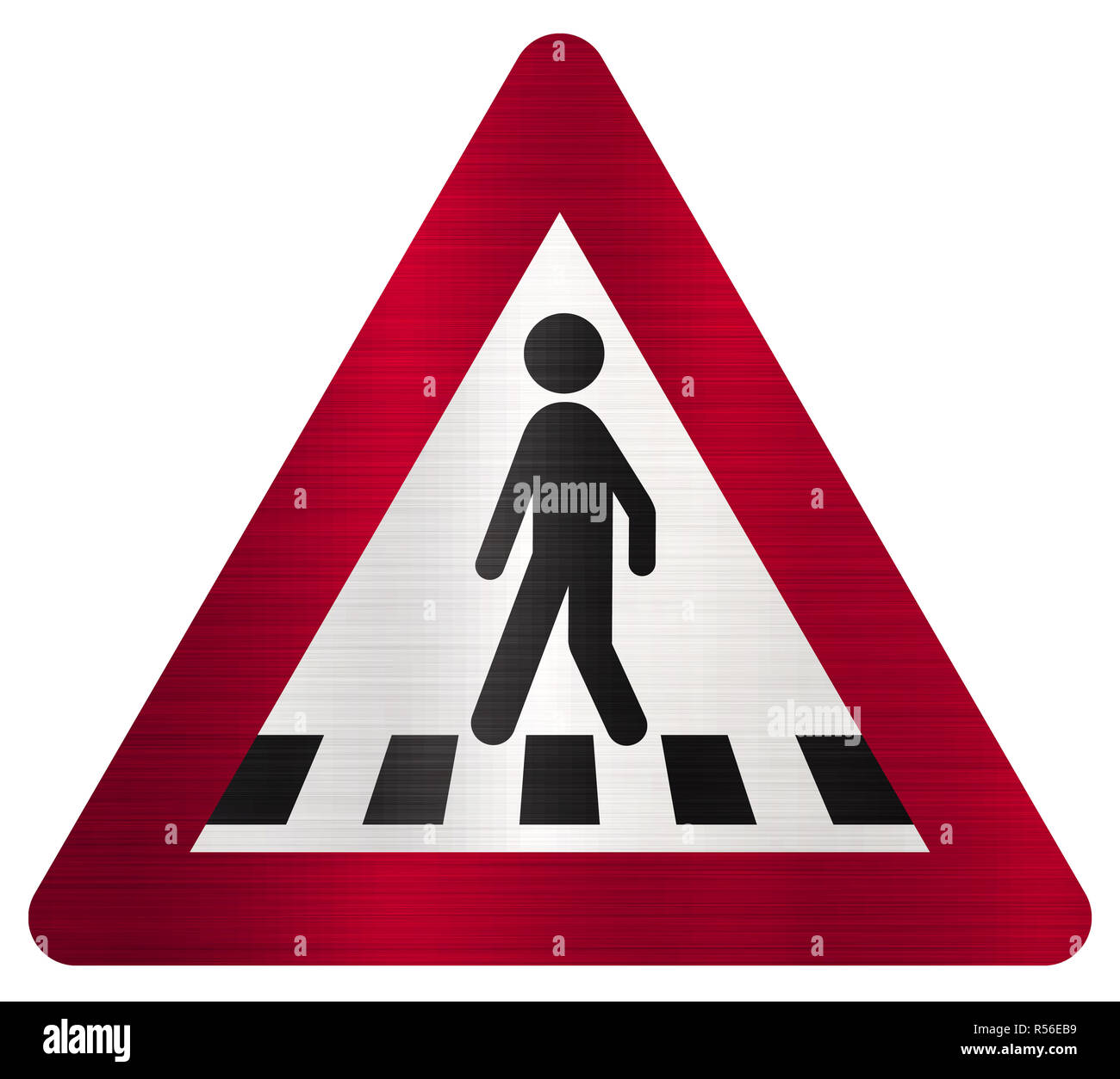 Attraversamento pedonale segno Foto Stock