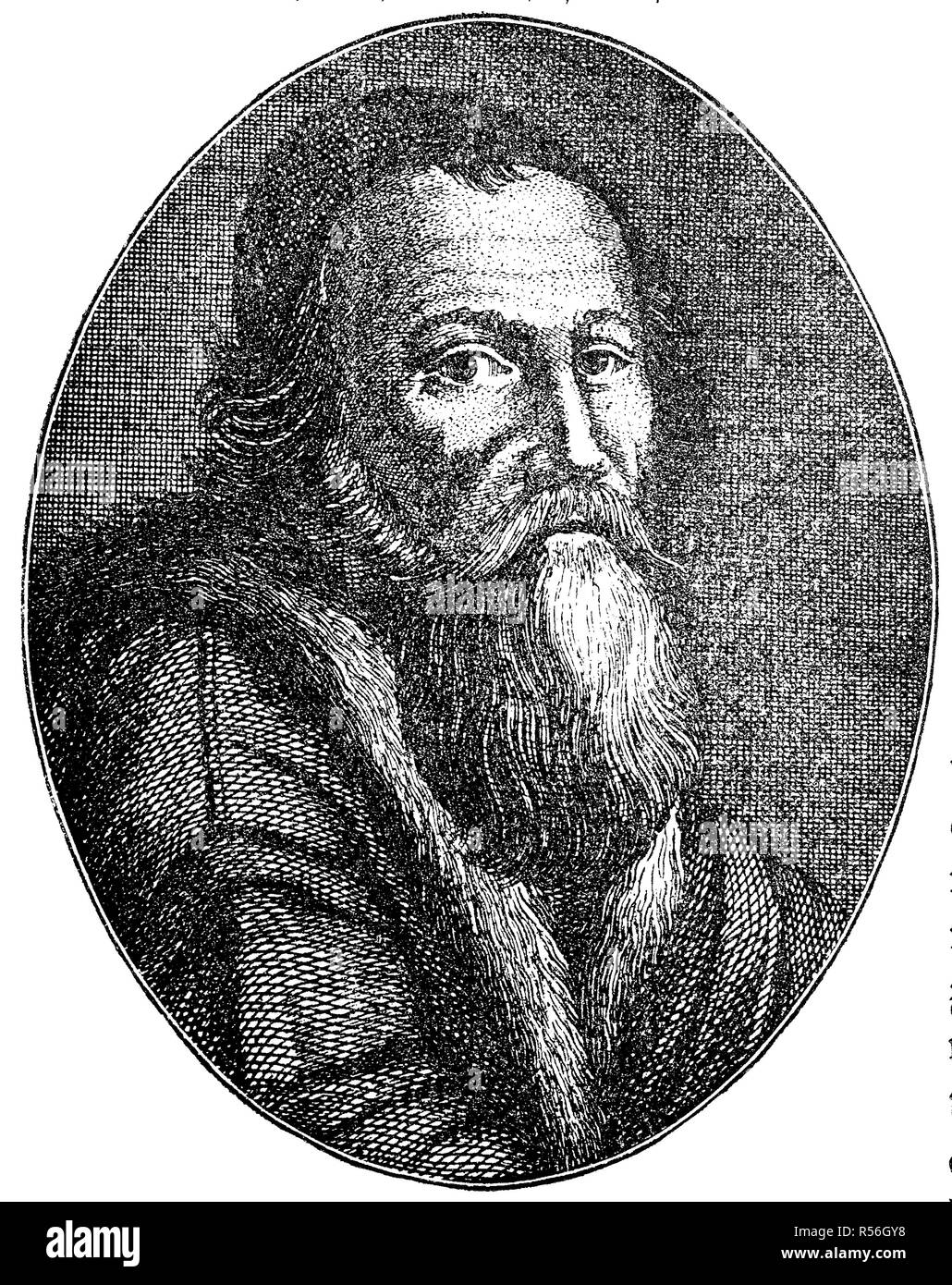 John Amos Comenius Jan Amos Komensky, un filosofo ceco, pedagogo e teologo dal Margraviate della Moravia, 1592, 1670 Foto Stock