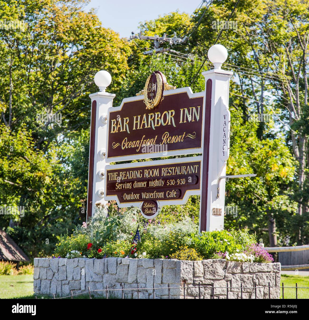 Bar Harbor Inn Oceanfront Resort Foto Stock