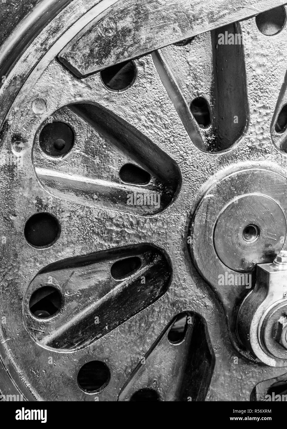 Primi giorni di locomotive a vapore al National Railway Museum. Foto Stock