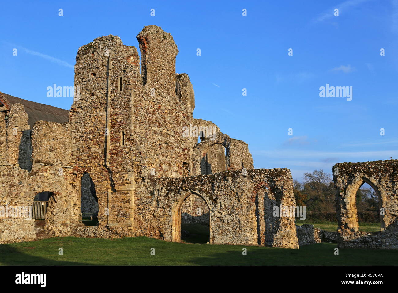 A Leiston Abbey, Suffolk Coastal district, Suffolk, East Anglia, Inghilterra, Gran Bretagna, Regno Unito, Gran Bretagna, Europa Foto Stock