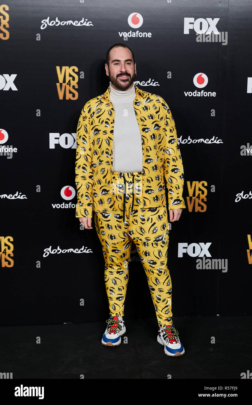 Alberto Velasco assiste Vis a Vis la stagione 4 premiere a Callao luci della città cinema di Madrid. Foto Stock