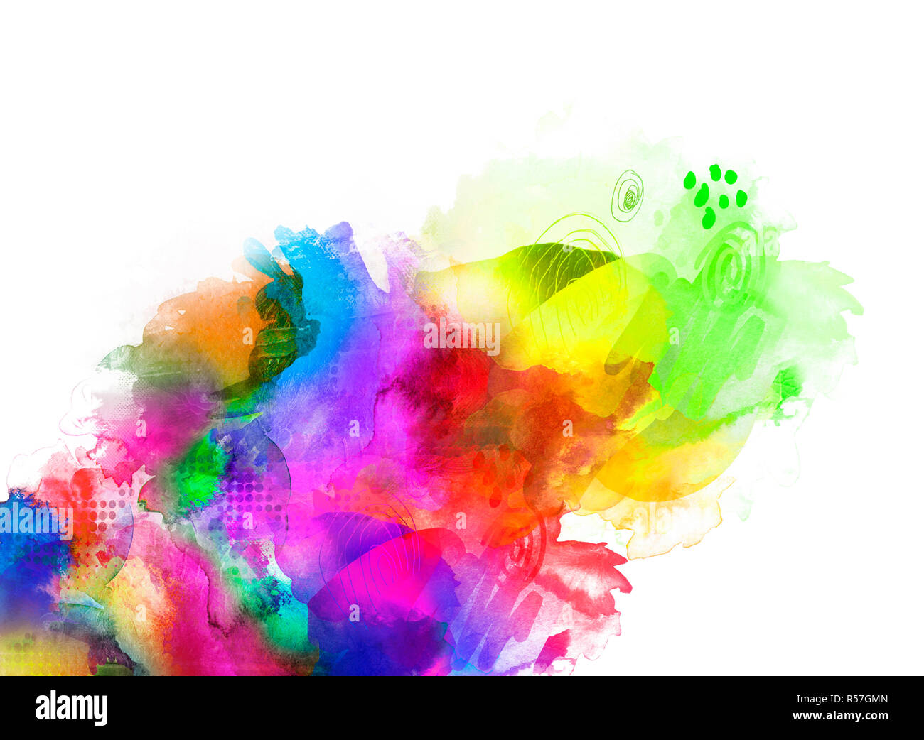 Colori arcobaleno texture di concetto Foto Stock