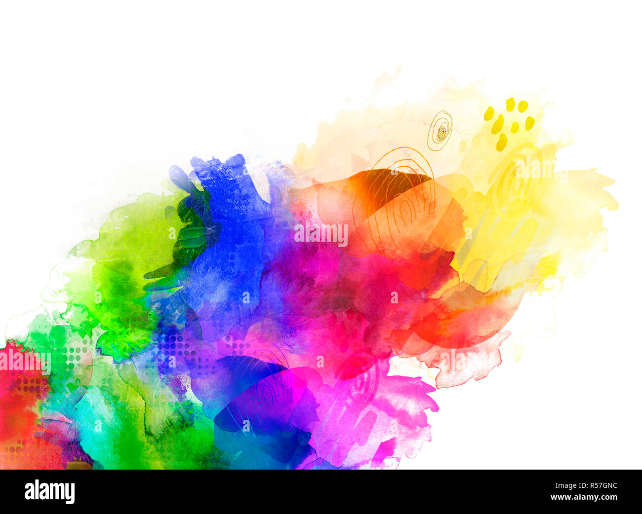 Colore arcobaleno texture di concetto Foto Stock