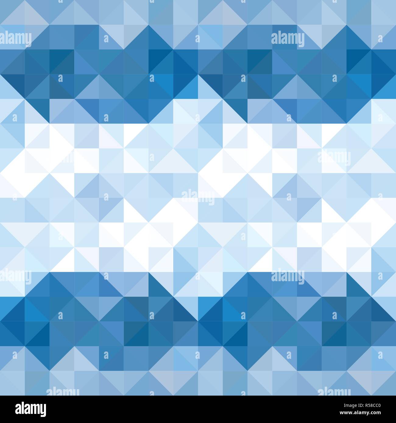 Abstract triangoli sfondo pattern. Acqua e cielo sfondo geometrico. Illustrazione Vettoriale. Illustrazione Vettoriale