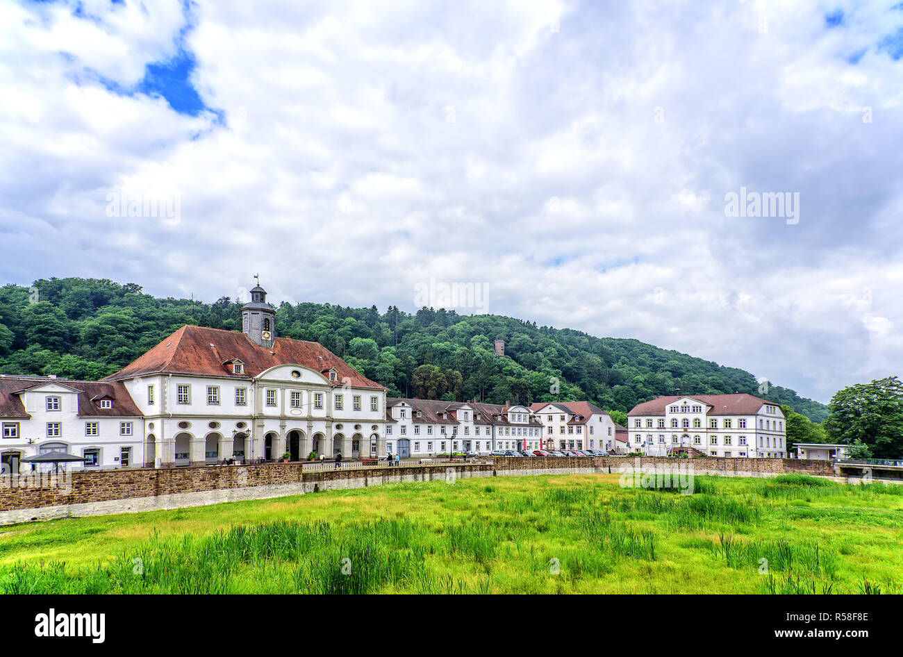 Municipio Bad Karlshafen hesse aria health resort city Foto Stock
