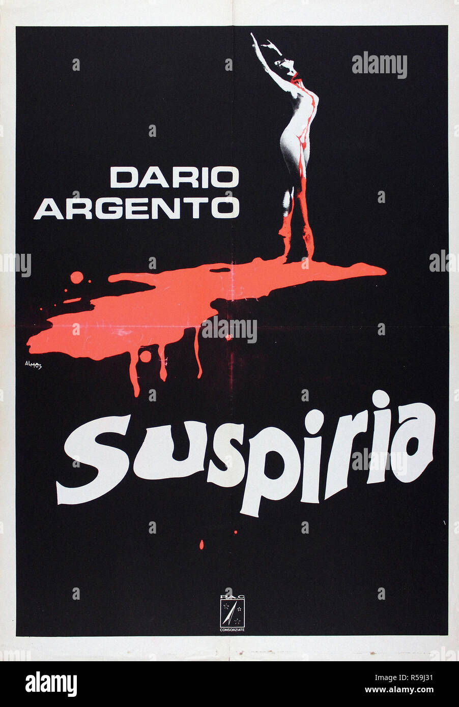 Suspiria - originale poster del filmato Foto Stock