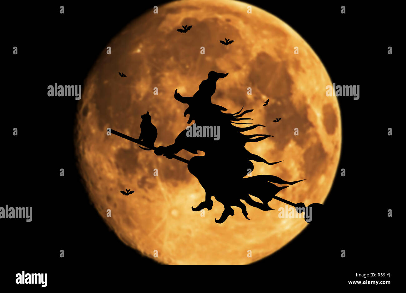 Notte di Halloween Foto Stock