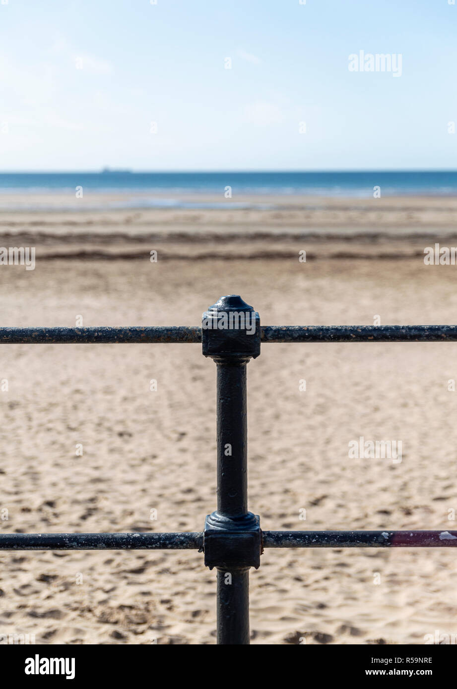 Saltcoats Promenade Foto Stock