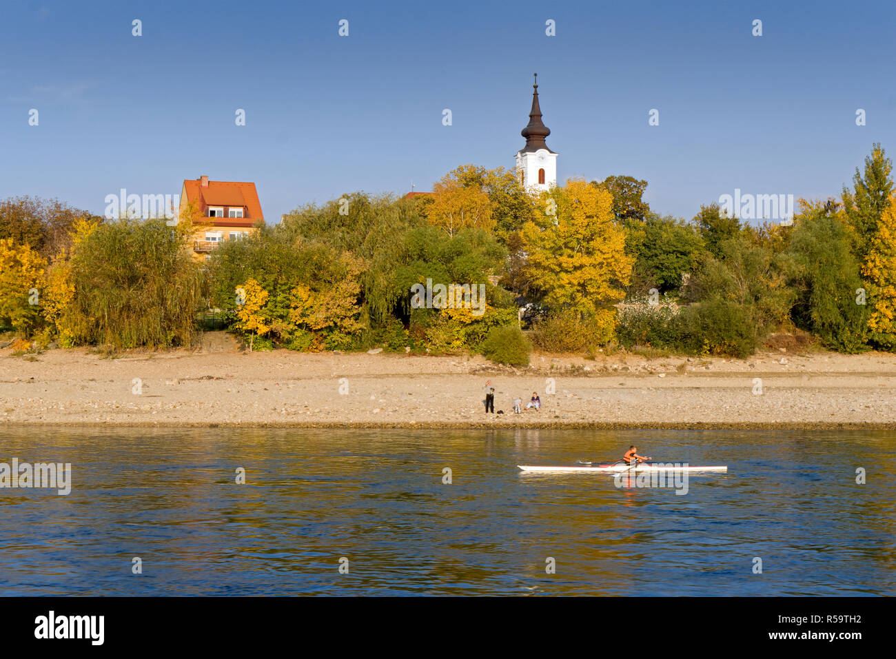 Città di Vac a nord di Budapest, Ungheria Foto Stock