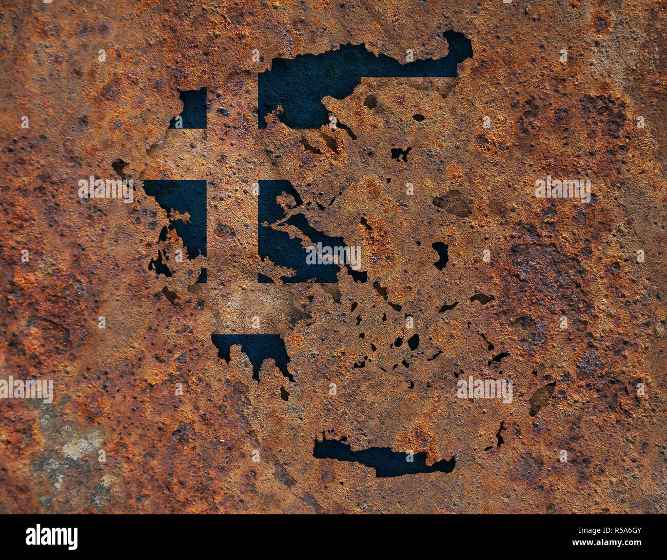 Mappa della grecia su texture immagini e fotografie stock ad alta ...