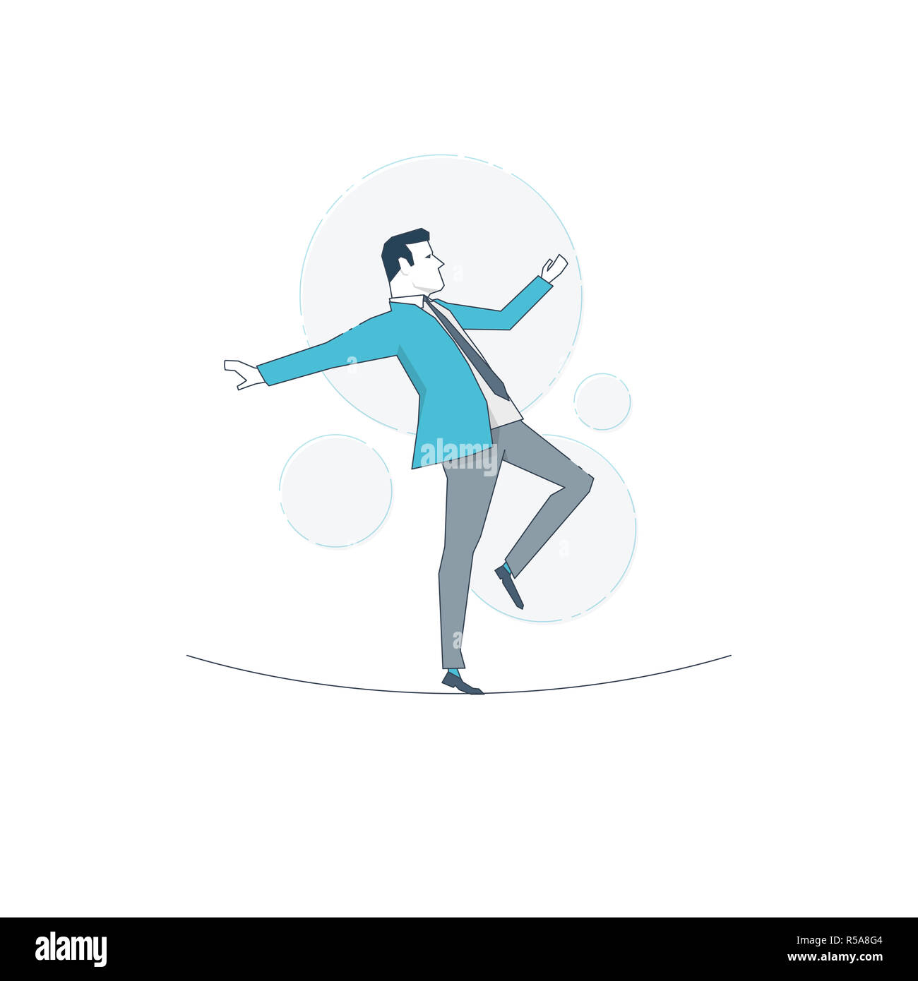 Il concetto di Business illustrazione Foto Stock