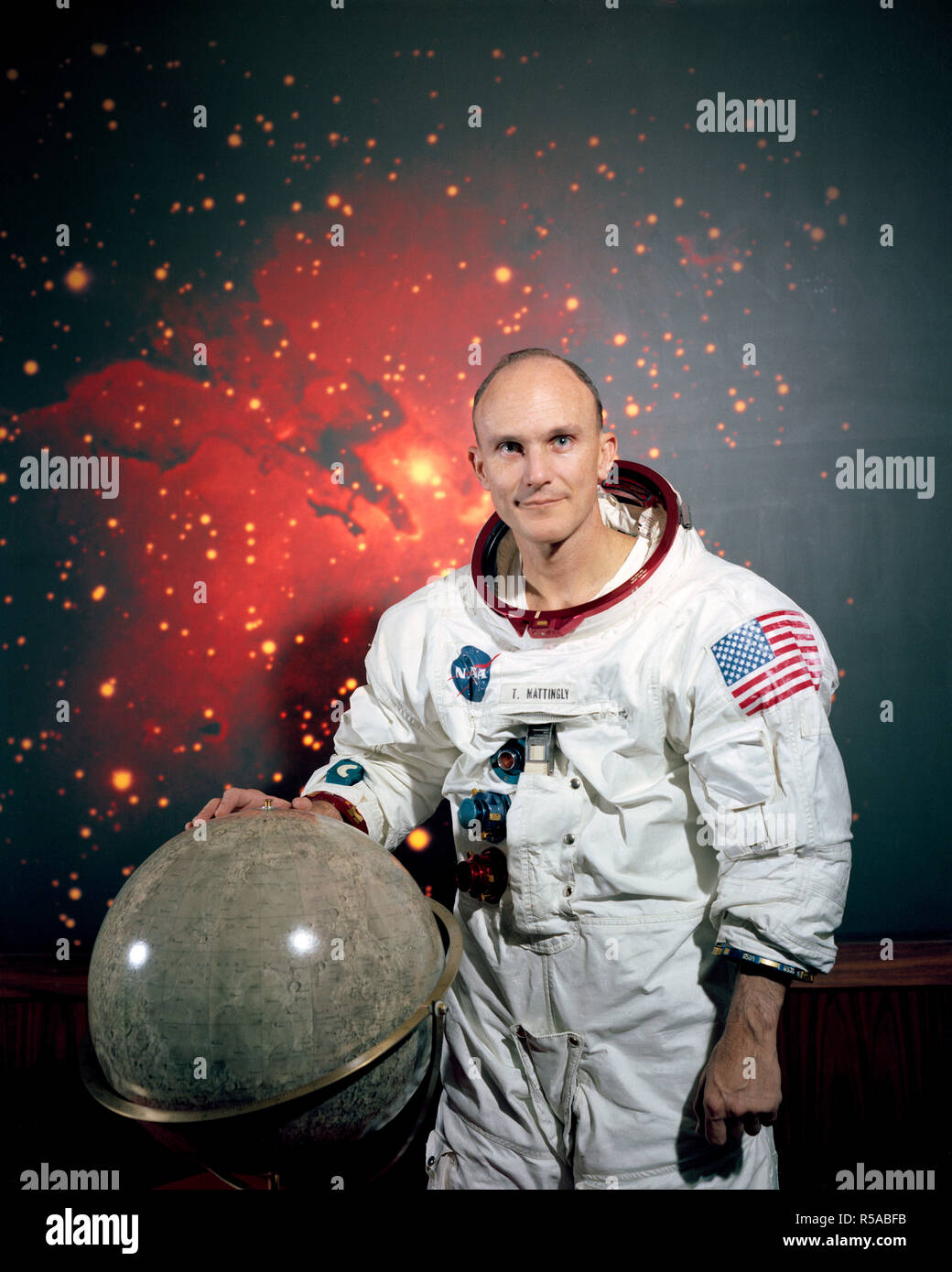 1969 ritratto - Astronaut Thomas K. Mattingly II Foto Stock