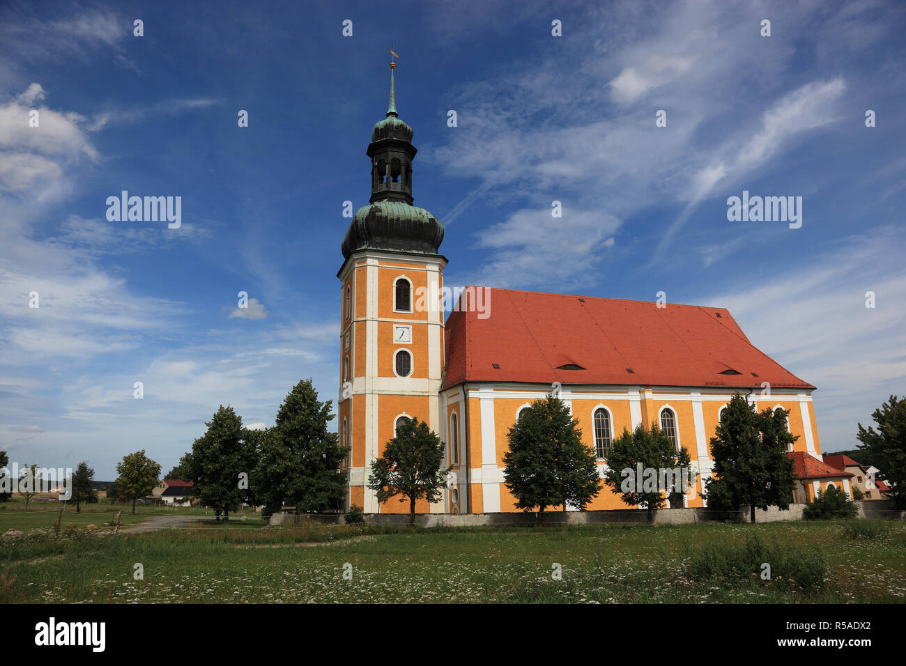 Chiesa di pellegrinaggio Rosenthal, Ralbitz-Rosenthal, Bassa Sassonia, Germania Foto Stock