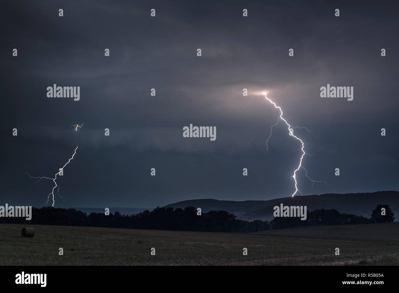Tempesta su Turingia, Germania Foto Stock