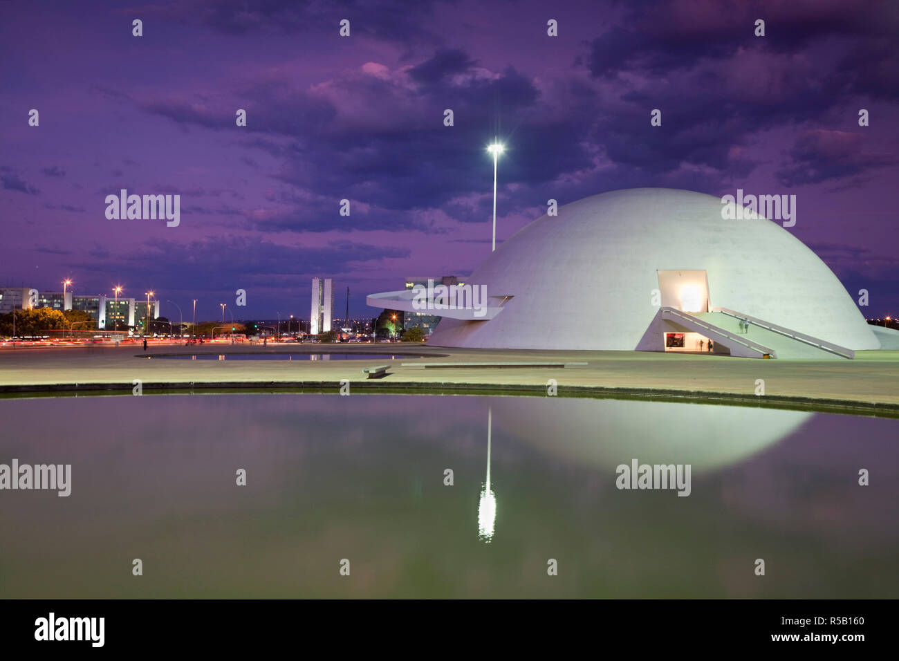 Il Brasile, Distrito Federal-Brasilia, Brasilia, complesso culturale della Repubblica, Museo Nazionale Foto Stock