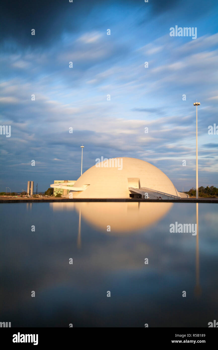 Il Brasile, Distrito Federal-Brasilia, Brasilia, complesso culturale della Repubblica, Museo Nazionale Foto Stock