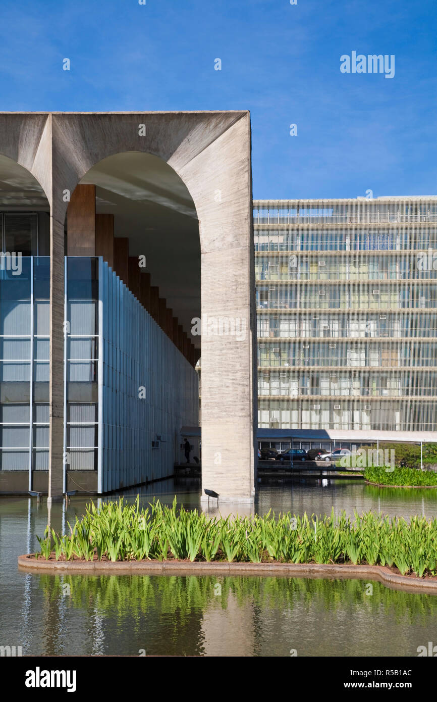 Il Brasile, Distrito Federal-Brasilia, Brasilia, Palacio do Itaamaraty - Palazzo degli Archi, Foto Stock