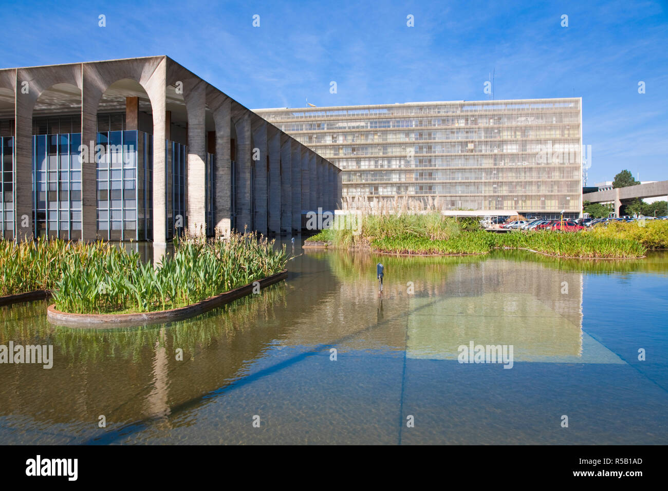 Il Brasile, Distrito Federal-Brasilia, Brasilia, Palacio do Itaamaraty - Palazzo degli Archi, Foto Stock